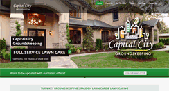 Desktop Screenshot of capitalcitygroundskeeping.com